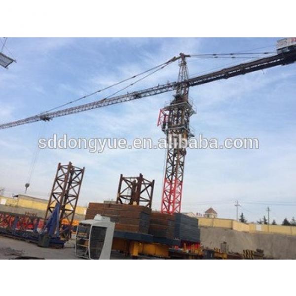 10t second hand used self erecting construction fixed jib tower crane for sale in indonesia #1 image