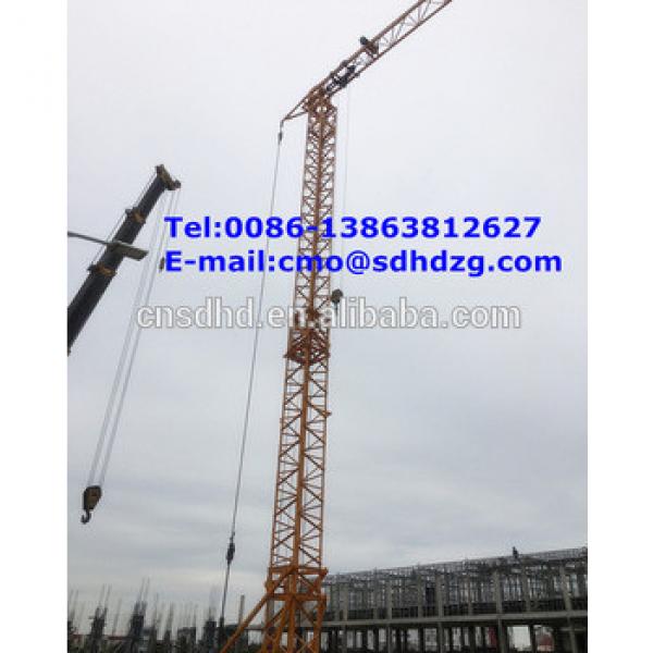 fast erecting mini tower crane/small fast erecting tower crane #1 image