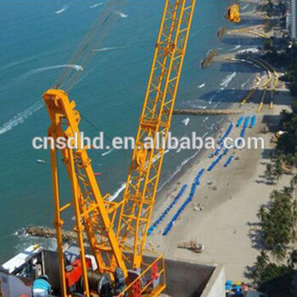 China 10t roof luffing jib tower crane stationary/traveling #1 image