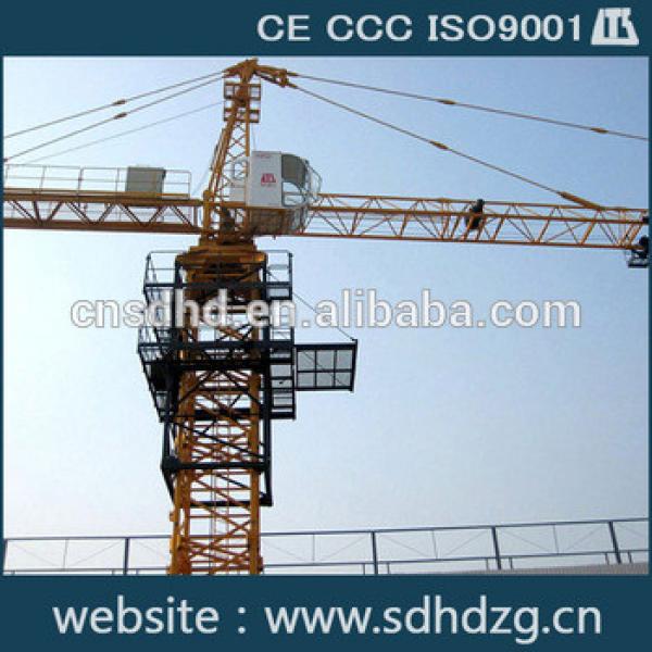 QTZ63 tower crane 6 ton for sale with CE/CCC/ISO9001 Certified #1 image