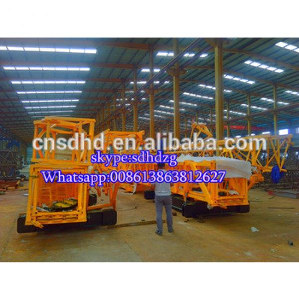 25m jib length with 2t loading mobile tower crane fast erecting tower crane #1 image