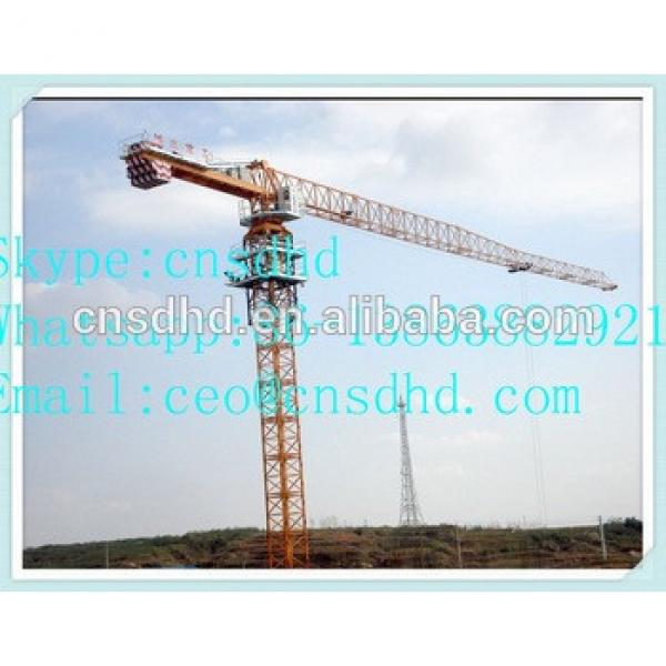 Shandong Hongda QTZ80(5511) 6t topless tower crane QTZ100(5515) 8t flat top tower crane #1 image