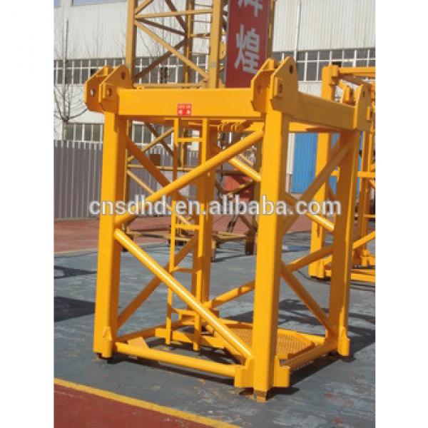 Hongda QTZ125F 10t tower crane with head and remote control frequency tower crane for sale #1 image
