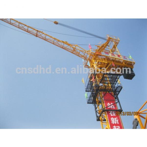 construction tower crane QTZ80D(5013) 6T luffing tower crane #1 image