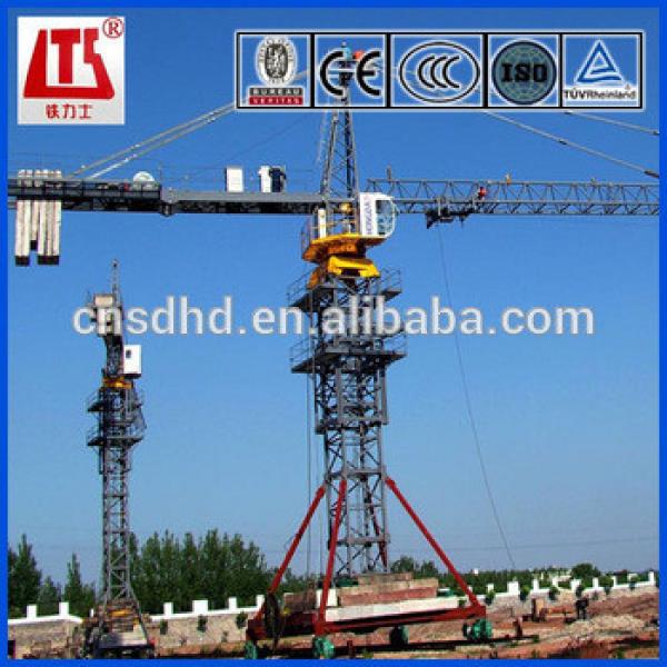 10t lifting capacity tower crane mobile tower crane QTZ160 10ton tower crane #1 image