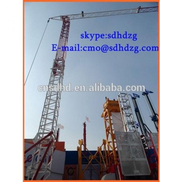 2t 25m jib fast-erecting crane QTK20 tower crane #1 image