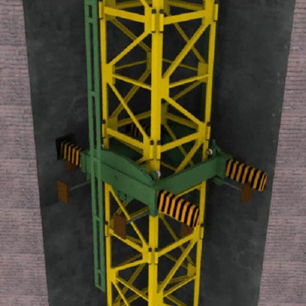 Self Erecting Mini 5t Inner Climbing Tower Crane #1 image