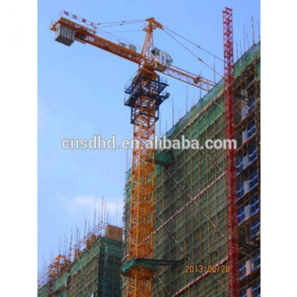5t hammer head with 48m jib tower crane,construction tower crane #1 image