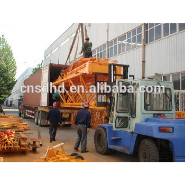 QTZ160 building tower crane loading 10t #1 image