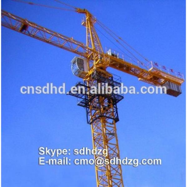 QTZ80 hammerhead tower crane #1 image